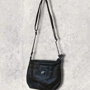 Rosetti Black leather Shoulder/ Handbag/ Purse